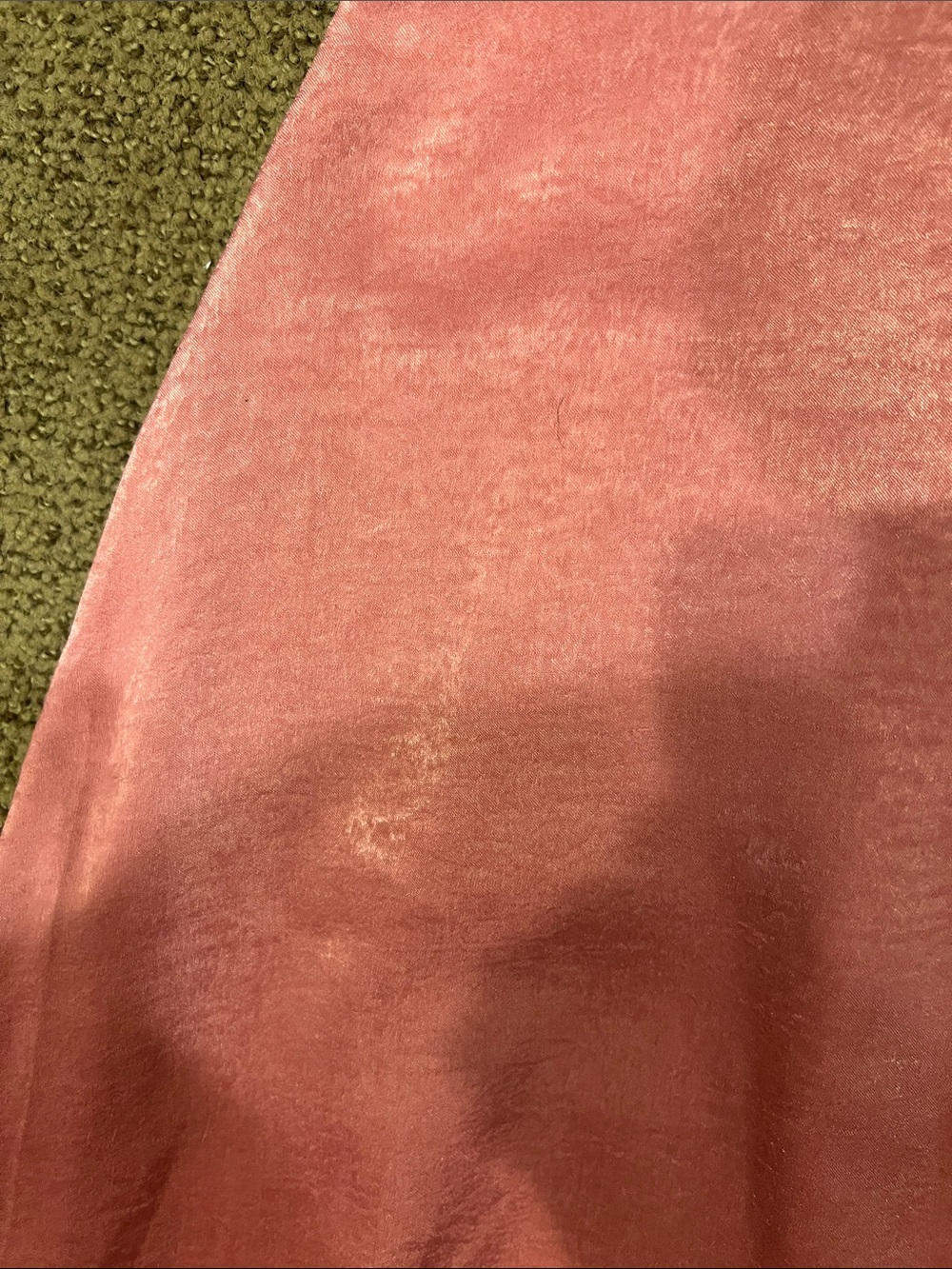 Lulu’s women’s small gown pink shiny Macy formal - Picture 5 of 10